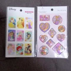 新品 Disney ディズニー プリンセス 3Dシール ウォーターシール