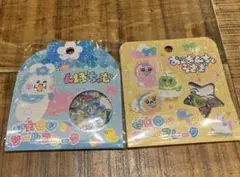 2種セット　おぱんちゅうさぎ　んぽちゃむ　おはじきシール