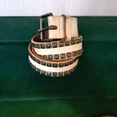 スタッズベルト 本革 y2k