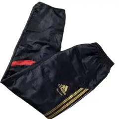 アディダスプロフェッショナル ナイロンパンツ ライトブラック M