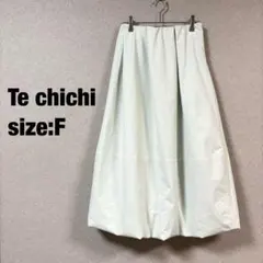 Te chichi バルーンスカート ピーチタフタ ミント フリー タグ付きのサムネイル