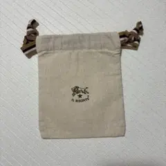 IL BISONTE ロゴ 巾着袋 ベージュのサムネイル