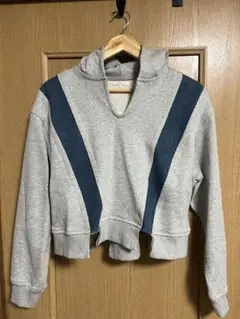 atmos pink デニム ドッキング ショート フーディーフード