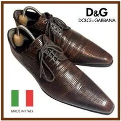 【美品】ドルチェ&ガッバーナ 黒 プレーントゥ 25cm レザードレスシューズ 2025年最新】D&G ／ Dolce＆Gabbana シューズ型：プレーントゥ
