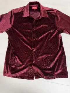 Supreme シュプリーム spider web velvet半袖シャツのサムネイル