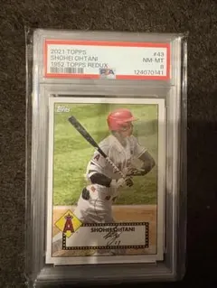 2021 Topps 大谷翔平　サインカード　PSA8 エンゼルス