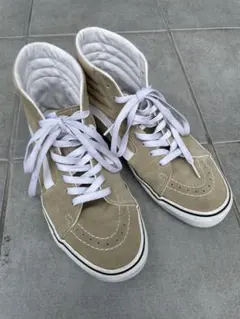 VANS スケートハイ　ハイカットスニーカー ベージュ