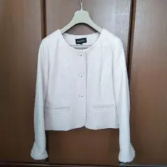 クイーンズコート ノーカラージャケット