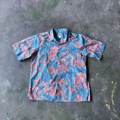 p*o様 TENDERLOIN テンダーロイン 有刺鉄線柄 アロハシャツ L - メルカリ
