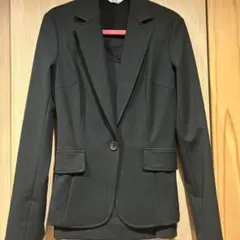 RF INTERREMIXスーツ　ブラック　ジャケットとスカート サイズ36
