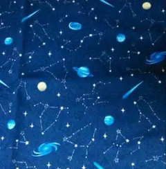 宇宙柄③　オーダー受付　レッスンバッグ　弁当袋　座布団カバー　防災頭巾カバー