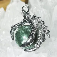 グリーンツリーアゲート　ドラゴンの爪　ペンダントトップ【天然石】