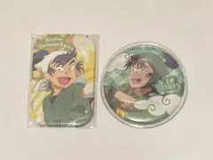 ︎︎⟡忍たま 食満留三郎 タワレコカフェ 缶バッジ 他 2点セット