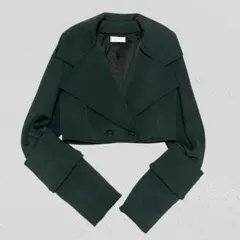 Doo.Ri♡ショート丈ジャケット　ビッグカラー　ロングスリーブ　サイズ4