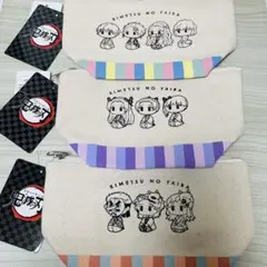 【新品未使用・タグ付き】鬼滅の刃　ハニーズ　ポーチ　全種類セット　まとめ売り