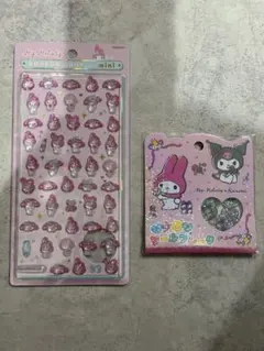 正規品　ボンボンドロップシール　ミニ　マイメロディ　サンリオ　おはじきシール
