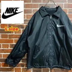 希少 NIKE ナイキ ナイロンジャケットフリースリバーシブル2way古着 刺繍