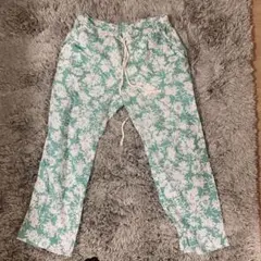 ナチュラルビューティー 柄パンツ Sサイズ