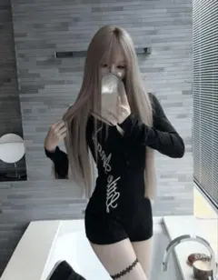 SHEIN アメリカンスタイルボディスーツ