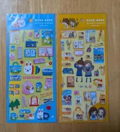★未使用★ キャラクターミニチュアステッカー「ウサコレフレンズ」「一期一会」