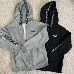 PUMA パーカー 150cm グレー・ブラック