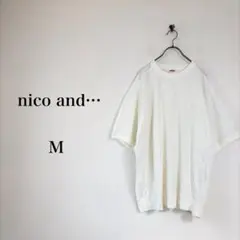 niko and...（M）製品染めドッキングプルオーバー2　オフホワイト