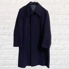 コート アウター 比翼ボタン ストライプ 内ポケット メンズ 防寒対策 ゆるダボ