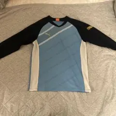 Puma 長袖シャツ ライトブルー/ブラック