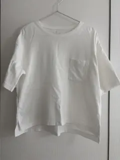 無印良品　コットン100% M〜Lサイズ　白Tシャツ　男女兼用ユニセックス