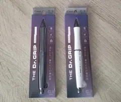 【人気】シャープペン ザドクターグリップ ブラックアクセント 0.3 2本セット