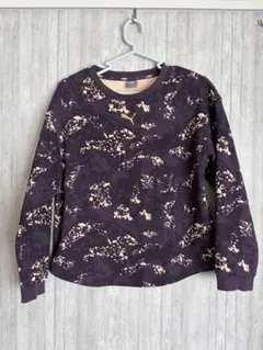 PUMA パープルスプラッタープリント トレーナー 160 / S相当