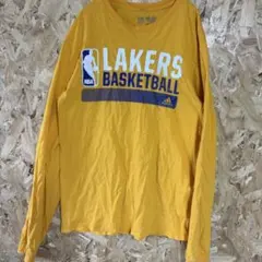 adidas LAKERS THE GO-TO TEE M イエロー　90sのサムネイル