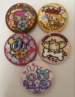 ナルミヤキャラクターズ 刺繍缶バッジ