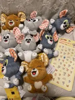 トムとジェリー ぬいぐるみセット　シール