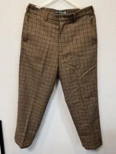 FREAK'S STORE イタリアンウール チェックパンツ