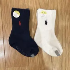 Ralph Lauren キッズ靴下 2色セット 9-11cm