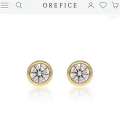美品　Orefice オレフィーチェ メゾ　ピアス