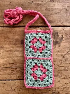 グラニースクエアスマホショルダーバッグ