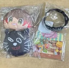 キヨ もちもちビーズクッションキーホルダー　2個セット＋おまけラババン・アクキー