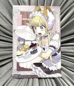 怪物事変　購入 特典　限定 イラストカード　ポストカード 紺 夏羽