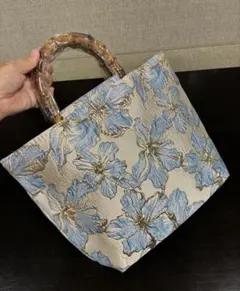No．14蝶、花、昆虫プリント トートバッグ - メルカリ