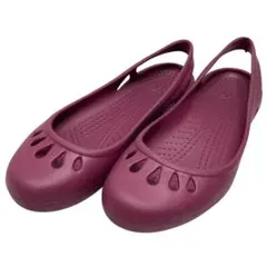 【美品】クロックス (23) パンプス フラットシューズ ストラップ 希少カラーのサムネイル