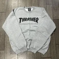 THRASHER スラッシャー トレーナー スウェット グレー　ユニセックスのサムネイル