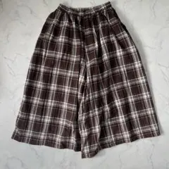 studioCLIP スタジオクリップ　チェック　イージーパンツ　フリーサイズ