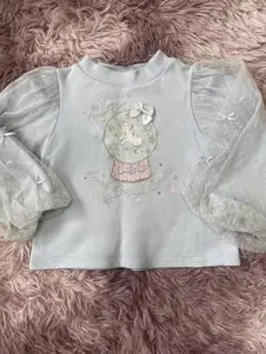 【新品・タグ付き】メゾピアノ♡ユニコーン柄ワンピース110センチ メゾピアノ♡110センチ♡アイシーソーダポップ柄 カット