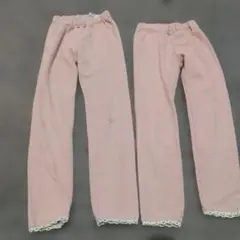 apres les cours パンツ 130 120 2枚セットアプレレクール