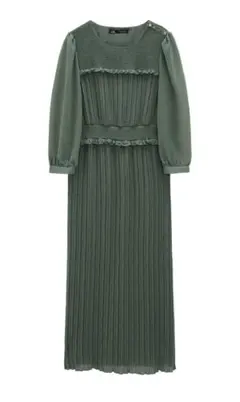 ZARAグリーンワンピース