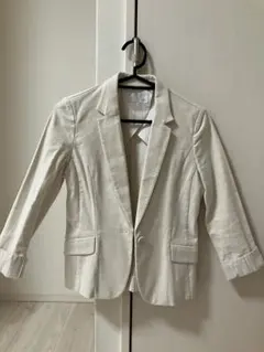 アイボリー ノーカラージャケット index