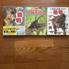 動物 LIVE 世界の昆虫 恐竜 図鑑セット