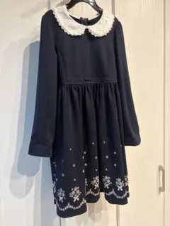 anyFam セレモニードレス⭐︎ボレロセット 雪の結晶刺繍付き